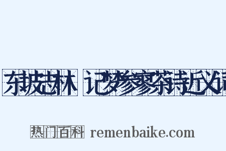 东坡志林·记梦参寥茶诗近义词是什么意思的图片